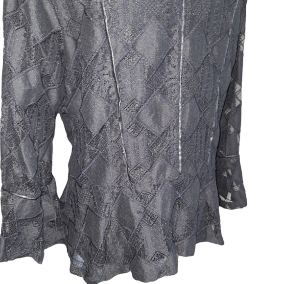 💕INC Delicate Black Blazer💕Size Large - Picture 8 of 12